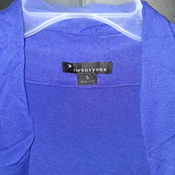 Twentyone SMALL Royal Blue Cardigan - Picture 4 of 4